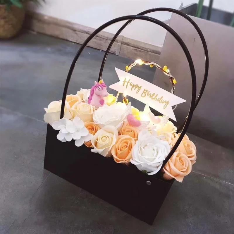 1 Pcs Flower Paper Boxes Bucke – Florist Supply Buckets Bewertung und Preis