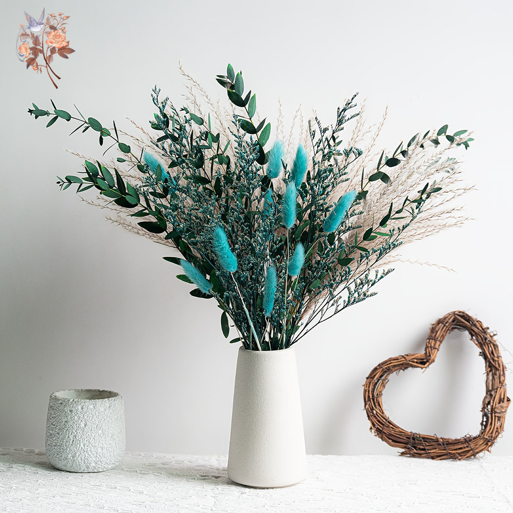 Blue Natural Dried Flowers Pam – Dried Flower Bunch Bewertung und Preis