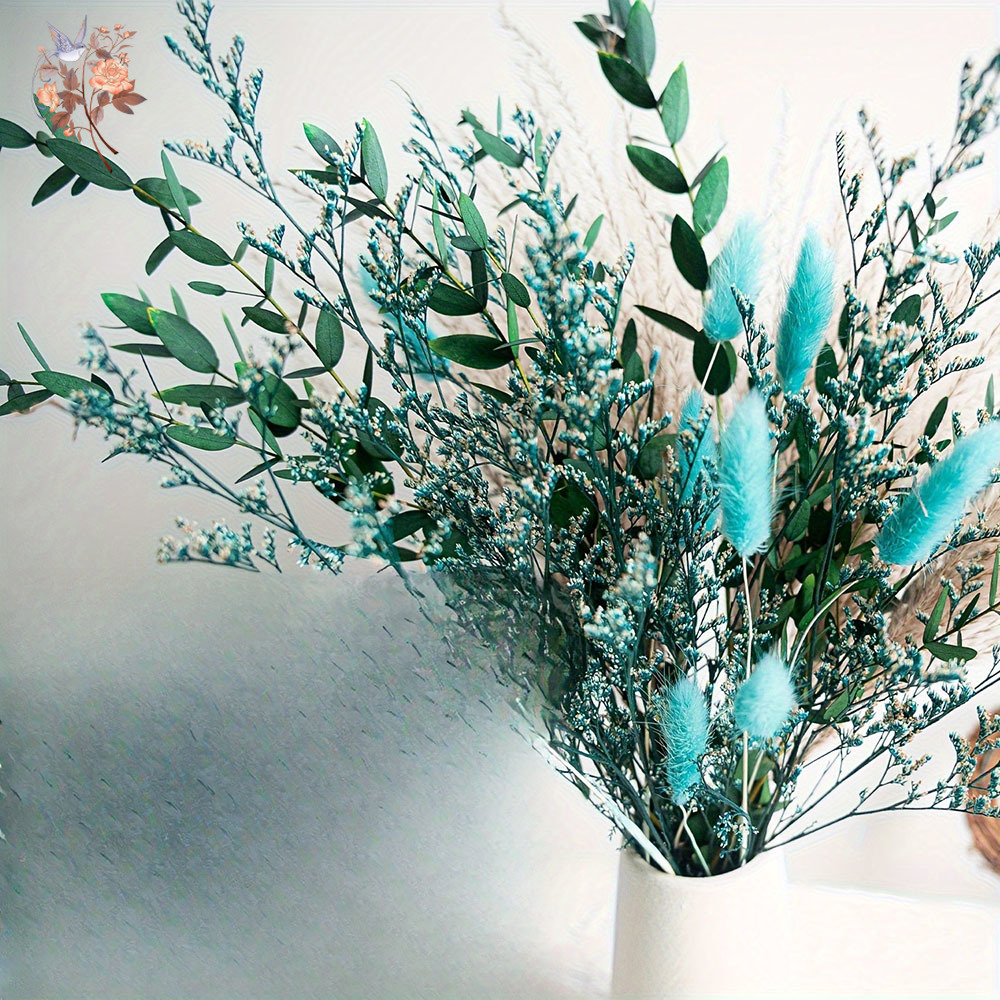 Blue Natural Dried Flowers Pam – Dried Flower Bunch Bewertung und Preis