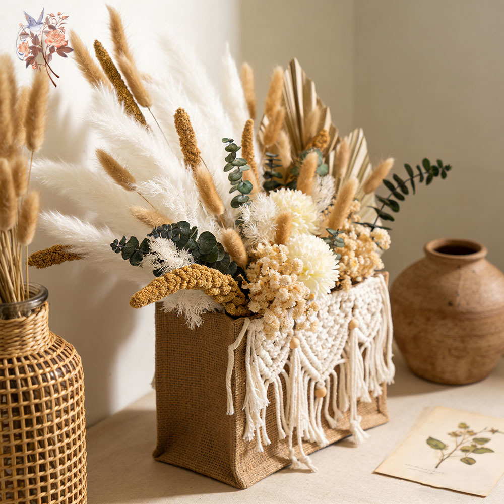 Artificial Dried Flower Bouque – Dried Flower Bunch Bewertung und Preis