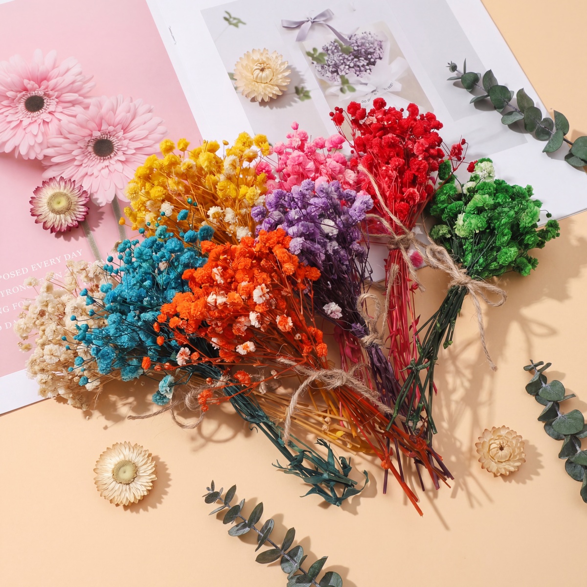 1 Pack Preserved Dried Flower  – Dried Flower Bunch Bewertung und Preis