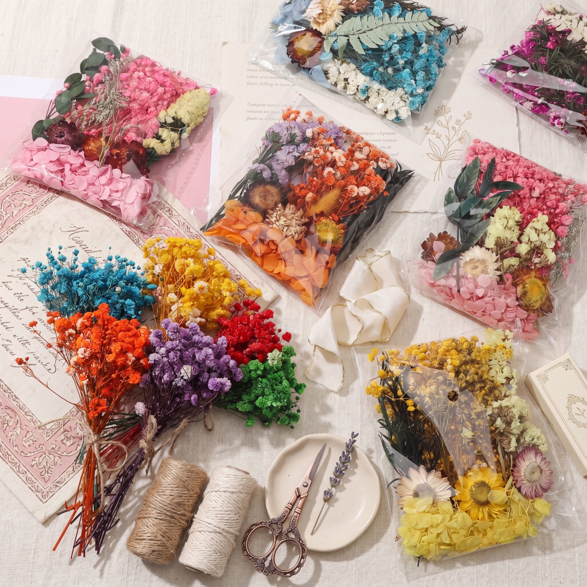 1 Pack Preserved Dried Flower  – Dried Flower Bunch Bewertung und Preis