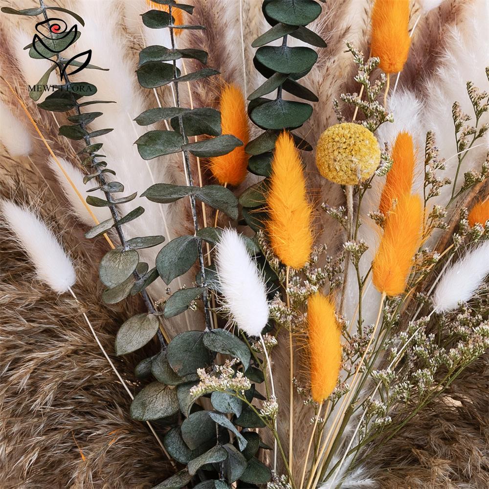 65Pcs Orange Pampas Grass Bouq – Dried Flower Bunch Bewertung und Preis