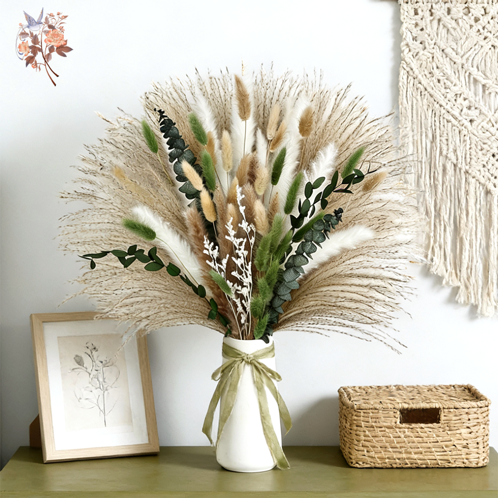 85PCS Natural Dried Flowers Pa – Dried Flower Bunch Bewertung und Preis