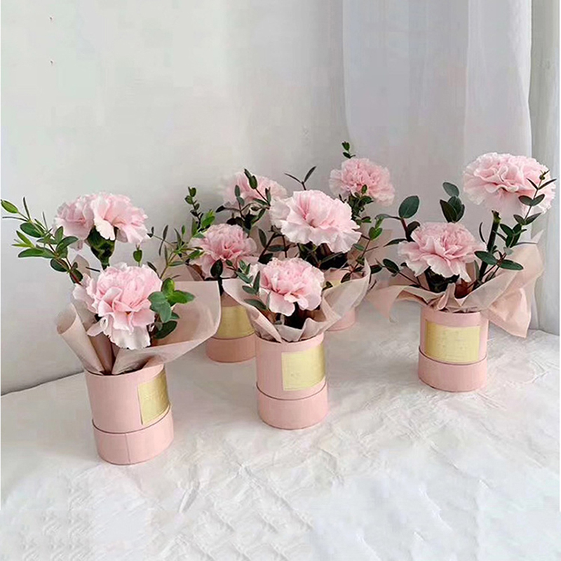Round Flower Paper Box With Li – Florist Supply Buckets Bewertung und Preis