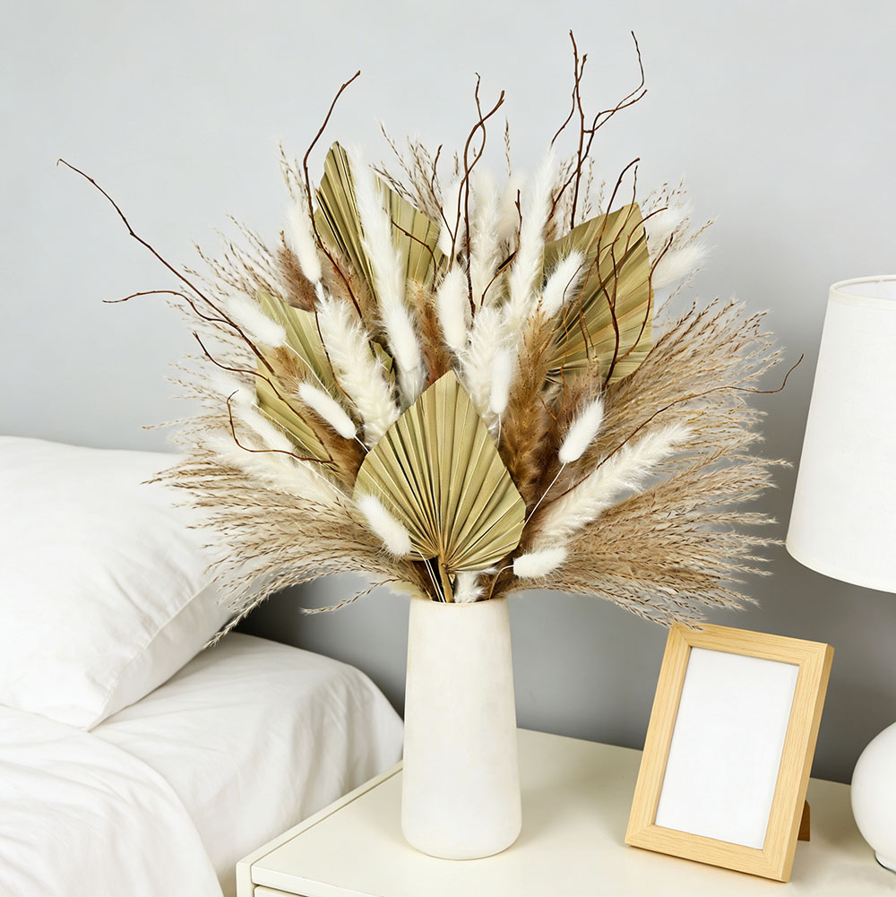 Natural Dried Palm Leaves Bouq – Dried Flower Bunch Bewertung und Preis