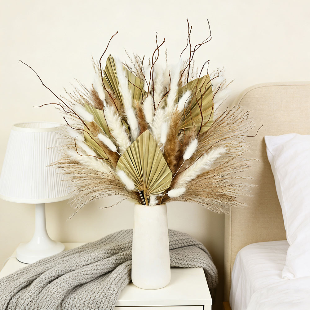 Natural Dried Palm Leaves Bouq – Dried Flower Bunch Bewertung und Preis