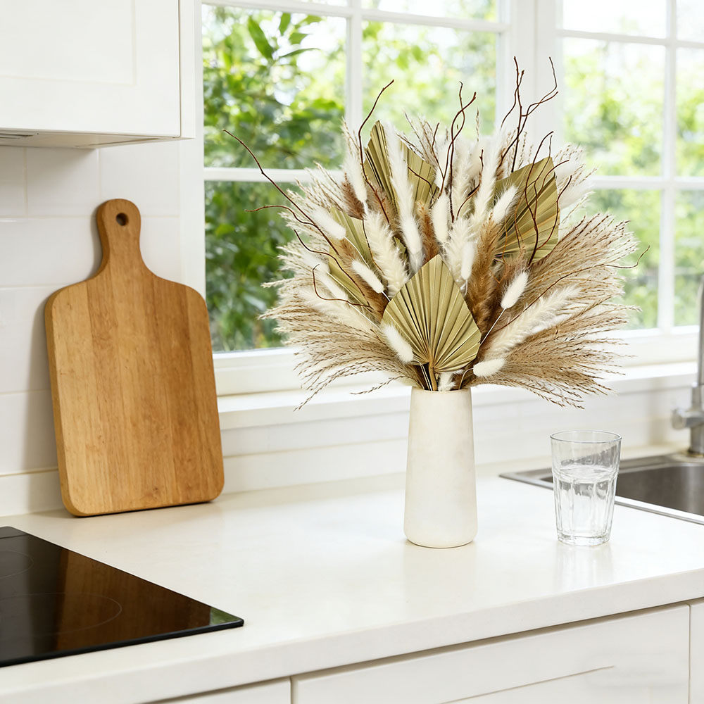 Natural Dried Palm Leaves Bouq – Dried Flower Bunch Bewertung und Preis